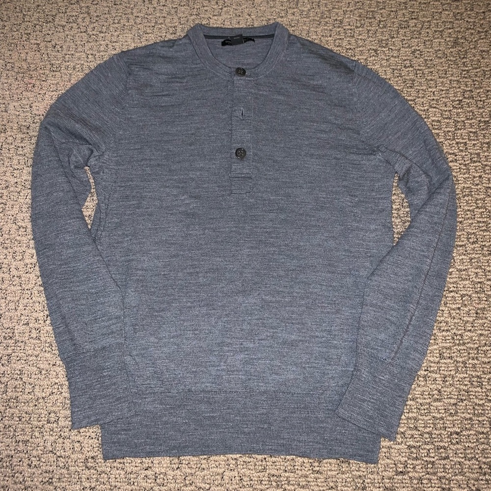Banana Republic Henley sweater - gray